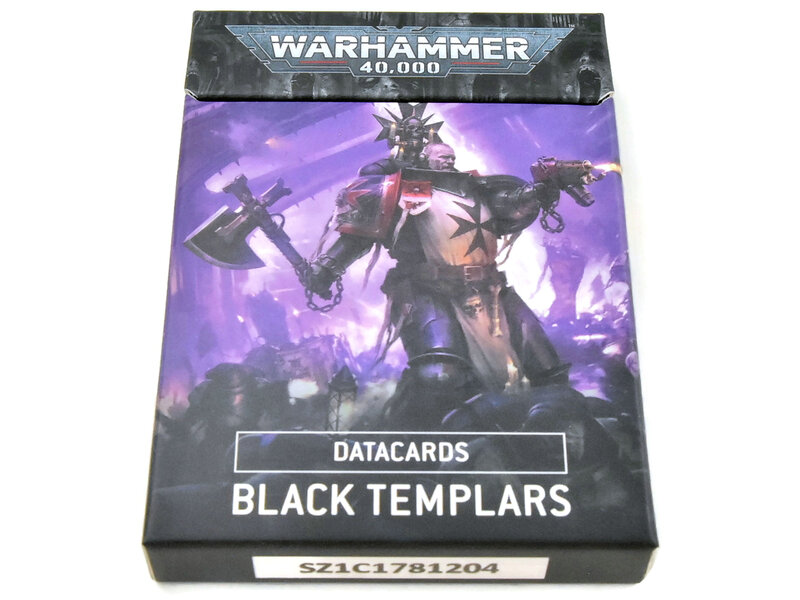 Games Workshop BLACK TEMPLARS Datacards USED Mint Condition Warhammer 40K