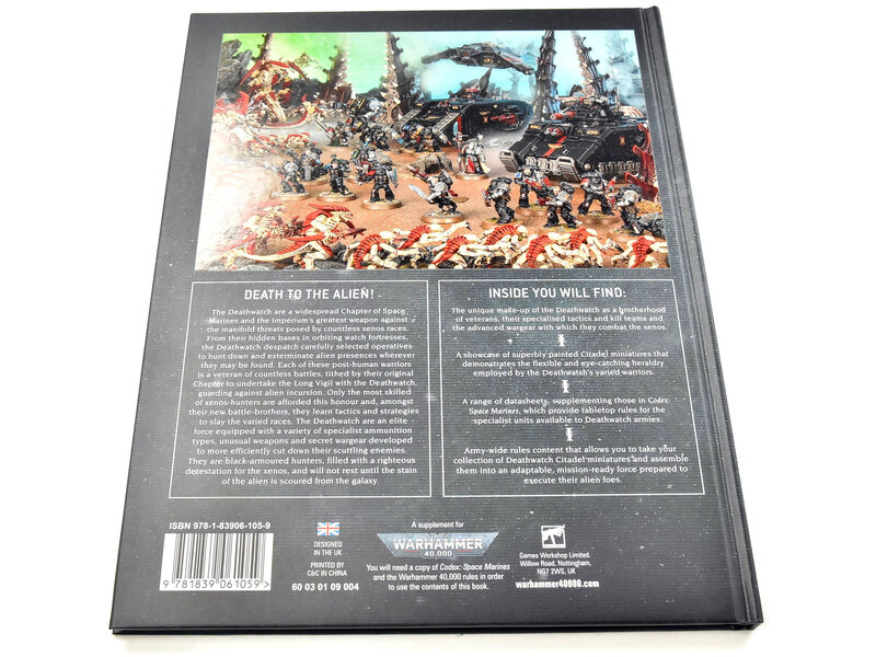 Games Workshop WARHAMMER Warhammer 40K Codex Supplement Deathwatch