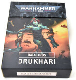 Games Workshop DRUKHARI Datacards USED Mint Condition Warhammer 40K
