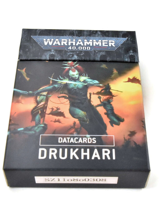 DRUKHARI Datacards USED Mint Condition Warhammer 40K