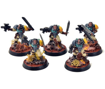 SPACE MARINES 5 Scouts #4 PRO PAINTED Warhammer 40K