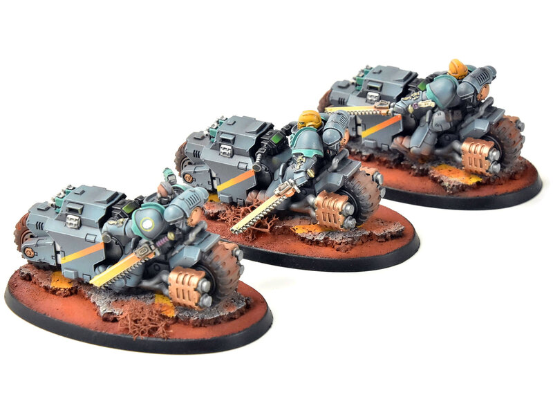 Games Workshop SPACE MARINES 3 Outriders #2 PRO PAINTED Warhammer 40K