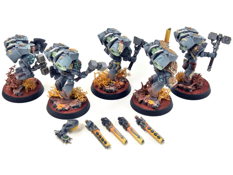 Games Workshop SPACE MARINES 5 Vanguard Marines #2 PRO PAINTED Warhammer 40K