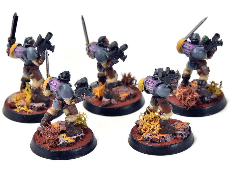Games Workshop SPACE MARINES 5 Scouts #3 PRO PAINTED Warhammer 40K