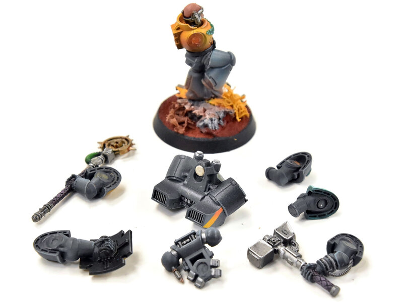 Games Workshop SPACE MARINES Captain #2 WELL PAINTED Warhammer 40K