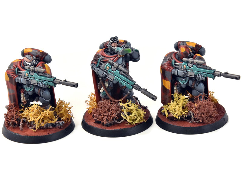 Games Workshop SPACE MARINES 3 Eliminators #1 PRO PAINTED Warhammer 40K