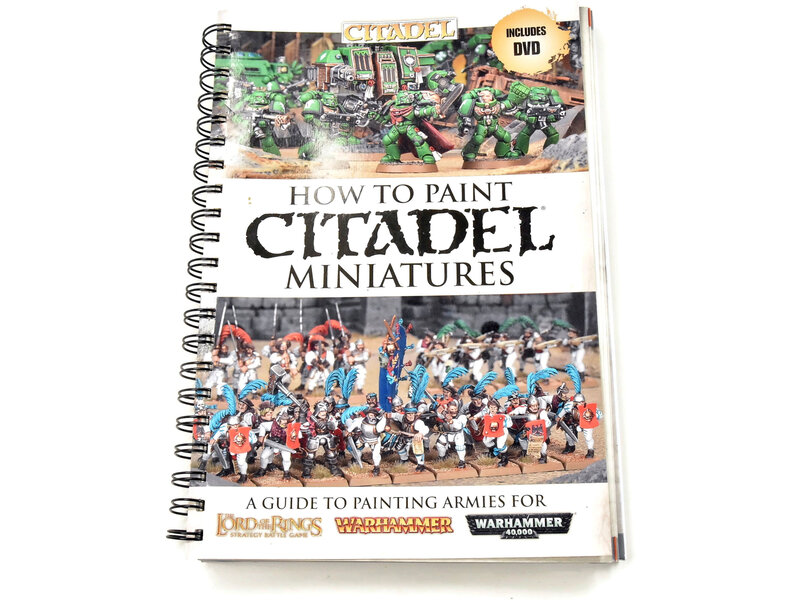 Games Workshop CITADEL How to Paint Miniatures Book DVD Included