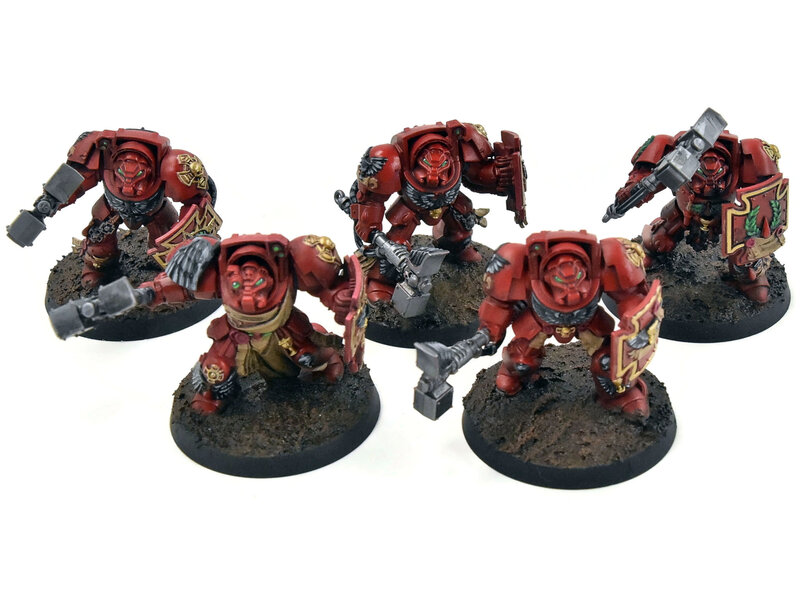 Games Workshop BLOOD ANGELS 5 Terminators #1 PRO PAINTED Warhammer 40K