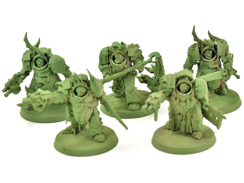 Games Workshop DEATH GUARD 5 Blightlord Terminators #1 Warhammer 40K