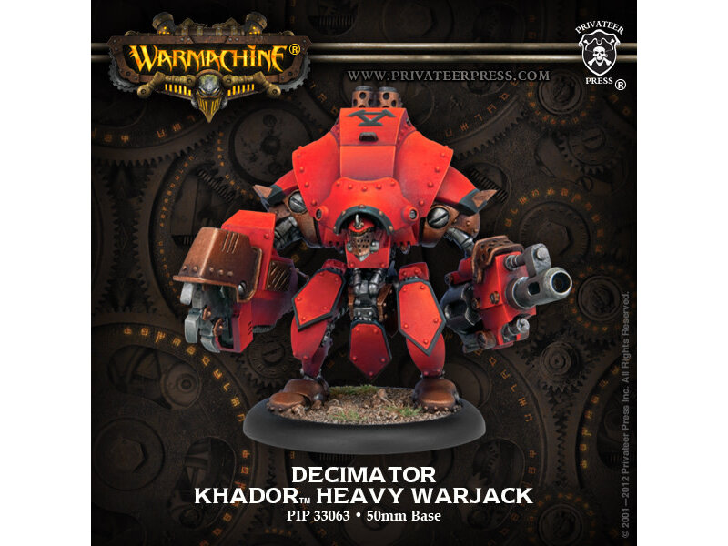 Privateer Press Khador Heavy Warjack Decimator / Destroyer /Juggernaut / Marauder - PIP 33063