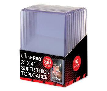 Ultra Pro Topload 3X4 260Pt Super Thick 10Ct