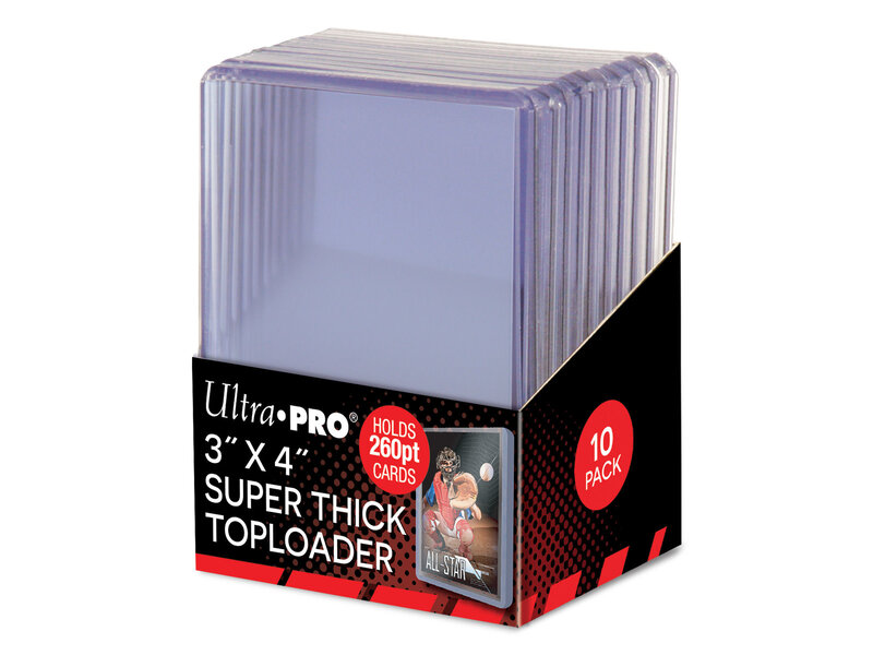 Ultra Pro Ultra Pro Topload 3X4 260Pt Super Thick 10Ct