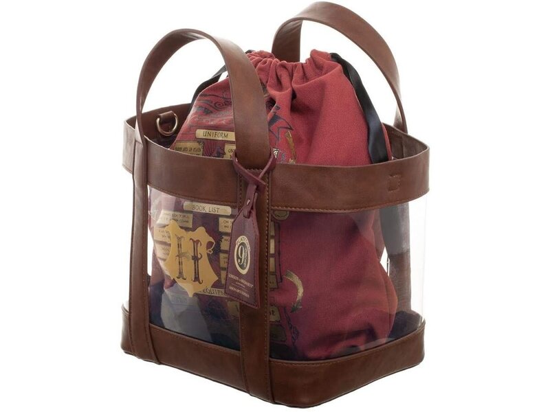 Bioworld Harry Potter - Clear Tote With Removable Cich Bag