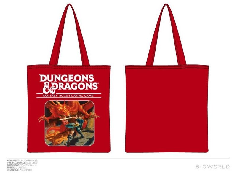 Bioworld Dungeons And Dragons - Red Canvas Tote