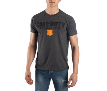 Call Of Duty Black Ops 4 - Logo/Icon Men'S Charcoal Heather Tee