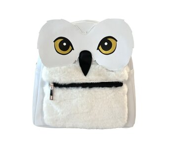 Harry Potter - Hedwig Pu Mini Backpack W/3D Applique & Faux Fur Front Pocket