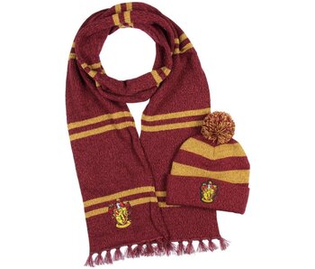 Harry Potter - Gryffindor Brown Beanie Scarve Combo