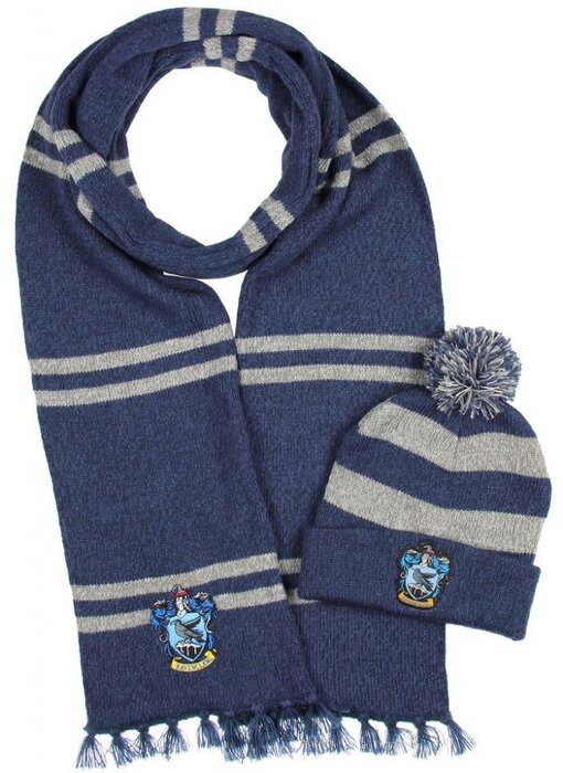 Harry Potter -   Ravenclaw Blue Beanie Scarve Combo