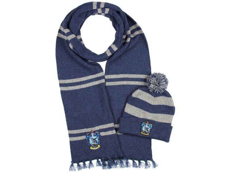 Harry Potter -   Ravenclaw Blue Beanie Scarve Combo