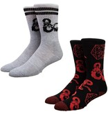 Bioworld Dungeons And Dragons Athletic Crew Pack Socks