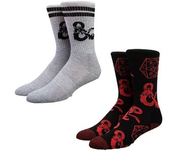 Dungeons And Dragons Athletic Crew Pack Socks