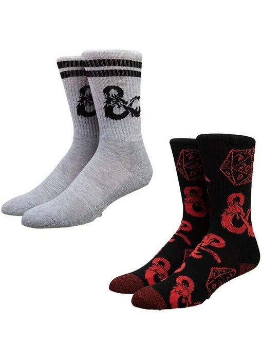 Dungeons And Dragons Athletic Crew Pack Socks