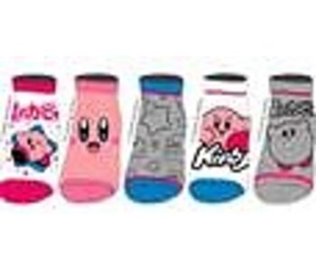 Kirby   - Kirby 5 Pair Ankle Socks Pack - Osfa