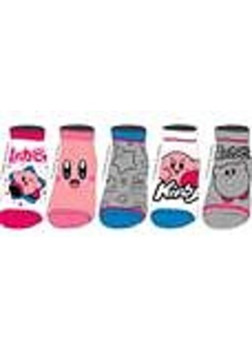Kirby   - Kirby 5 Pair Ankle Socks Pack - Osfa