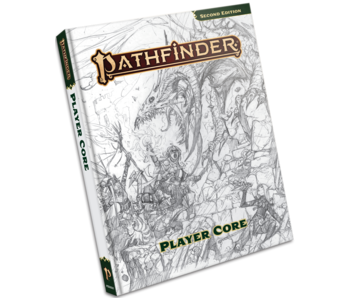 Pathfinder 2e - Remaster Player Core - Sketch Cover