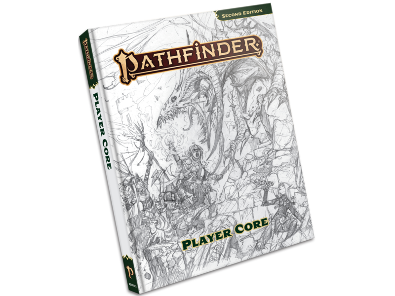 Paizo Pathfinder 2e - Remaster Player Core - Sketch Cover (PRE ORDER)