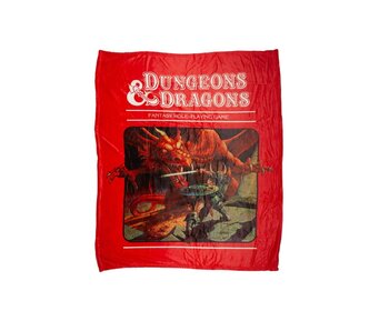 Dungeons And Dragons - Original Cover Digital Print Throw