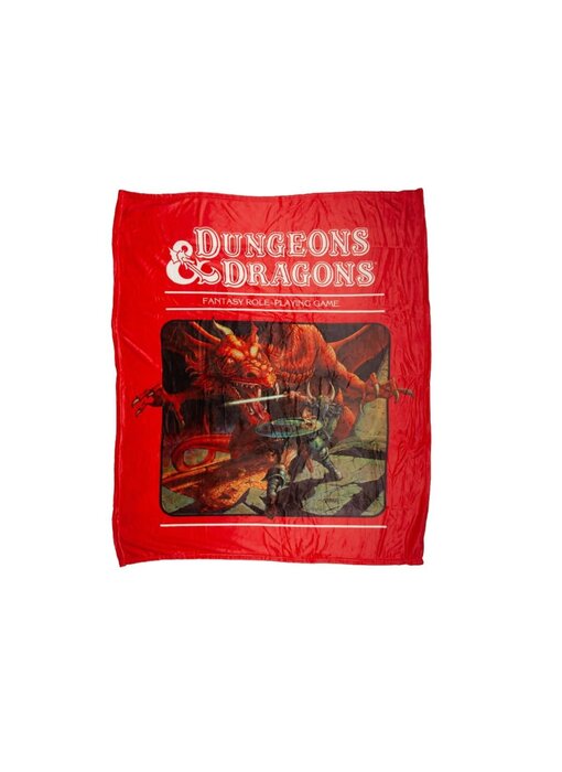 Dungeons And Dragons - Original Cover Digital Print Throw