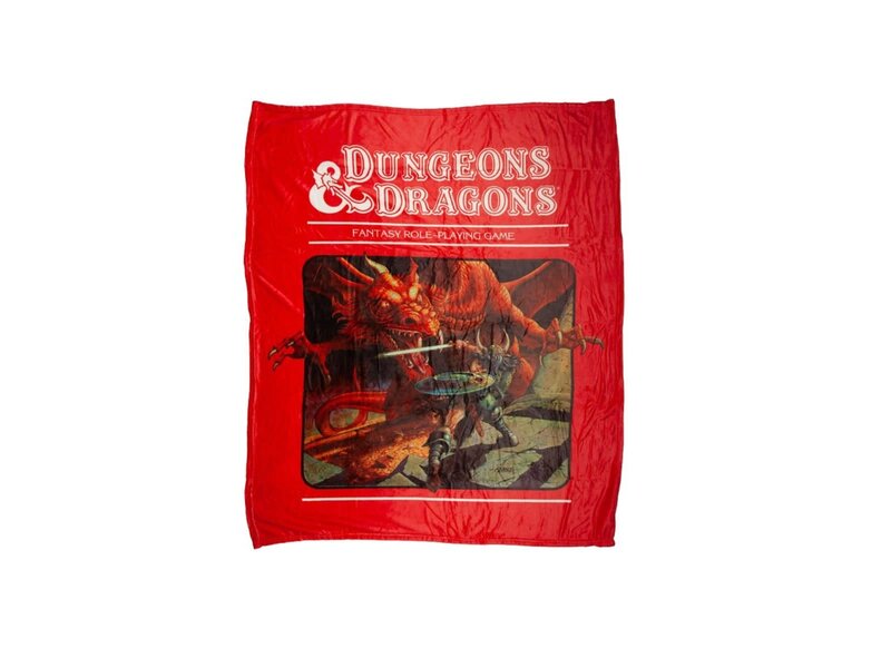 Bioworld Dungeons And Dragons - Original Cover Digital Print Throw