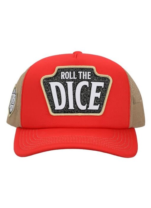 Dungeons And Dragons - Roll The Dice Red Khaki Hat