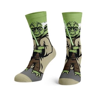 Star Wars-Yoda 360 Character Crew Mens Socks