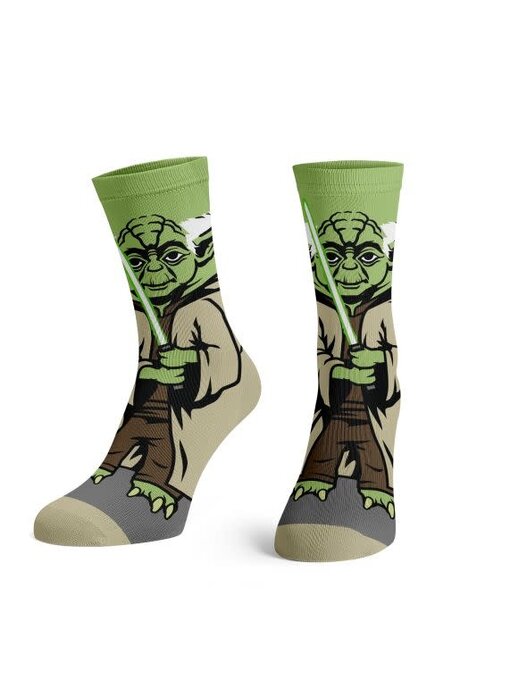 Star Wars-Yoda 360 Character Crew Mens Socks