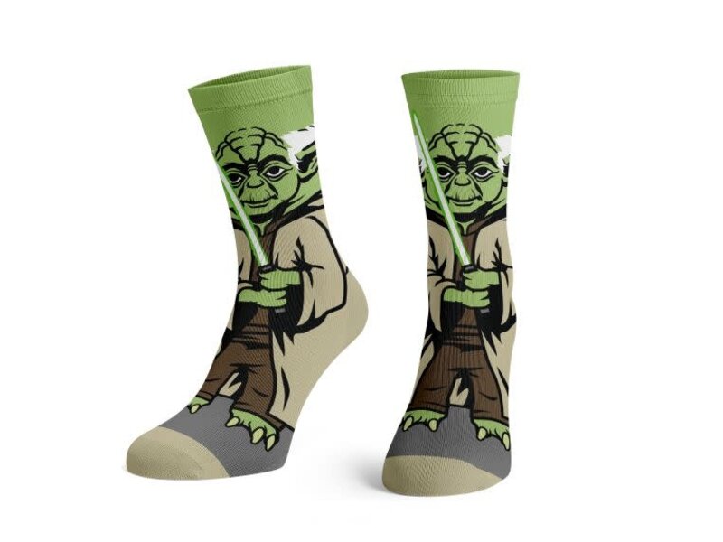 Bioworld Star Wars-Yoda 360 Character Crew Mens Socks