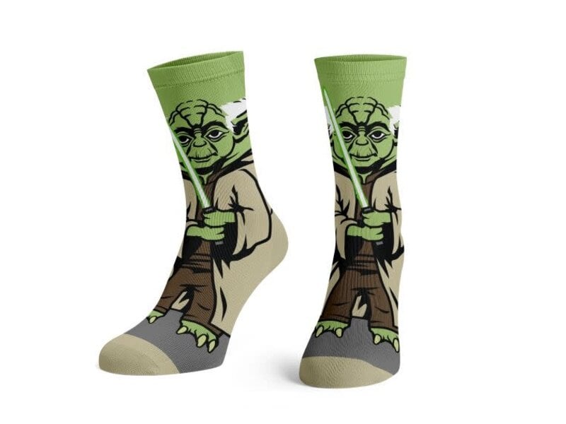 Star Wars-Yoda 360 Character Crew Mens Socks