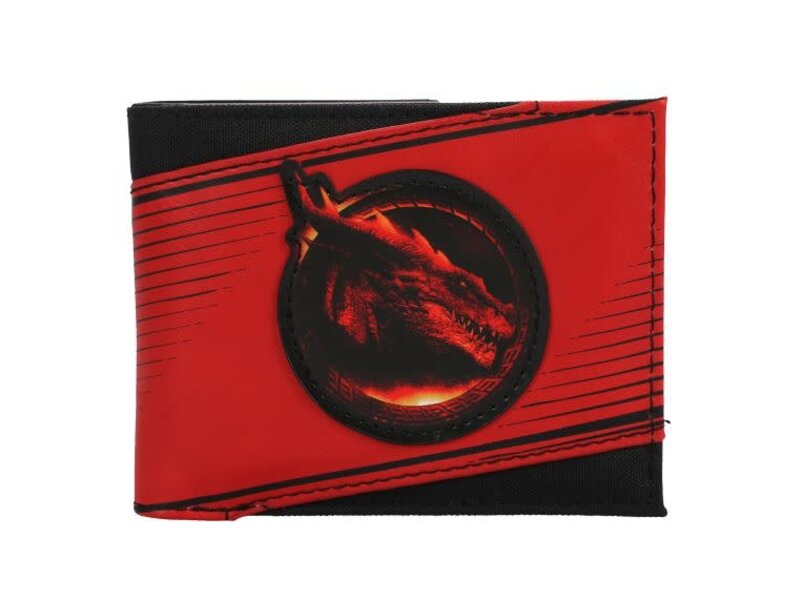 Bioworld Dungeons And Dragons - Red Dragon Print Nylon Wallet