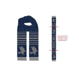 Harry Potter - Ravenclaw - Striped Marled Jacquard Scarf Blue