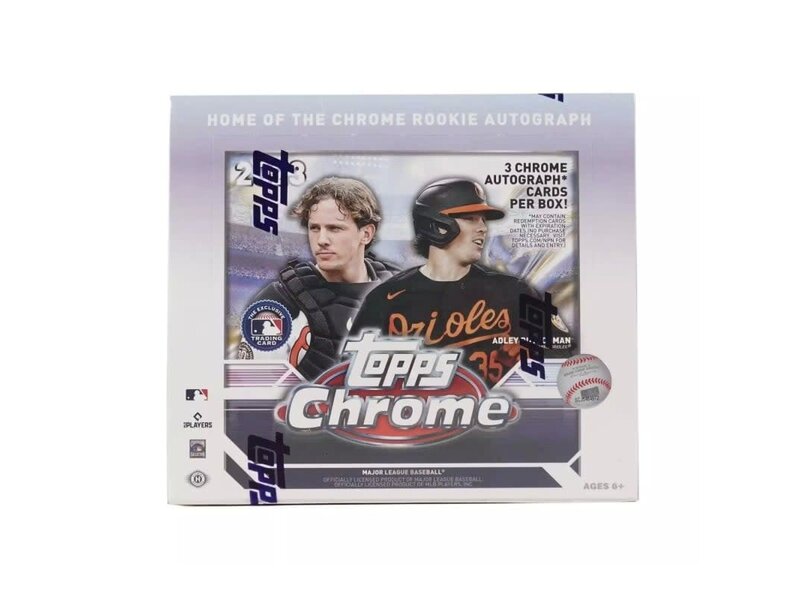 Topps 2023 Topps Chrome Baseball Hobby Jumbo Pack