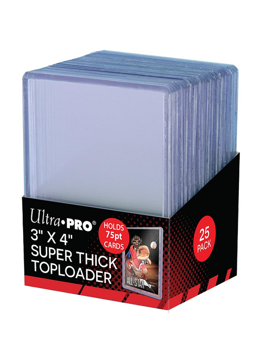 Ultra Pro Topload 3x4 75pt Thick 25ct