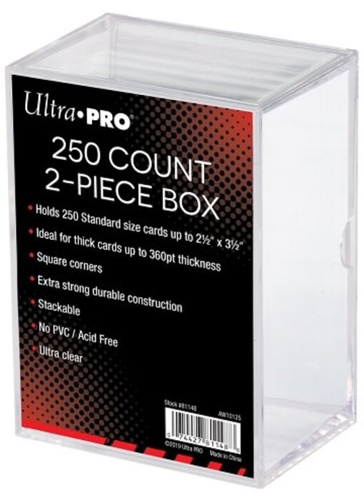 Ultra Pro Storage Box - 2 Piece - 250 Ct