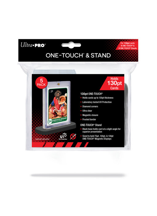 Ultra Pro 1touch 130pt With Stands 5pk