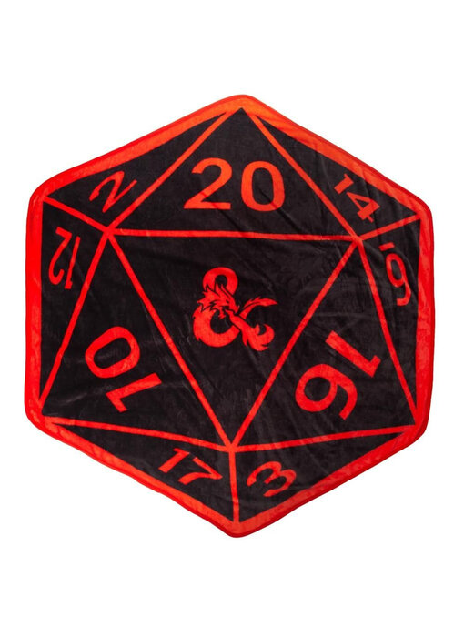 Dungeons And Dragons - Black Red Shaped Dice Throw