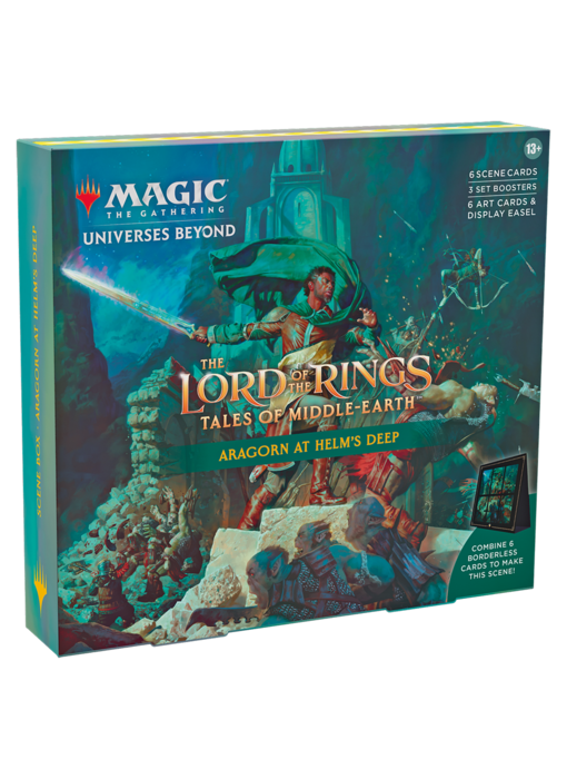MTG Lord of the Rings Holiday - Scene - Aragorn at Helm's Deep