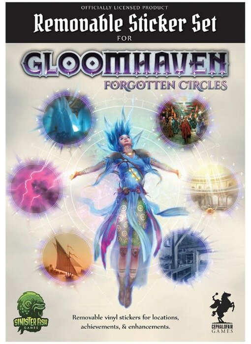 Gloomhaven Removable Sticker Set - Forgotten Circles