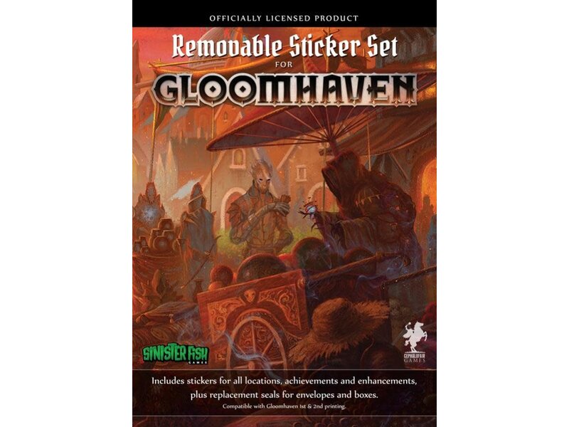 Gloomhaven Removable Sticker Set