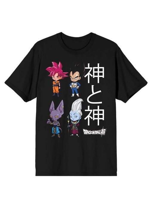Dragonball Z - S Super Chibi Characters Mens Tee, Black