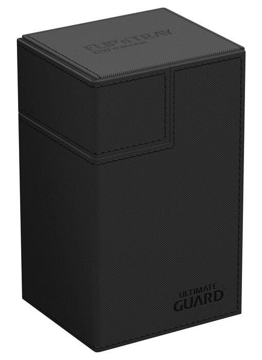 Ultimate Guard Flip N Tray Deck Case Monocolor Black 80+